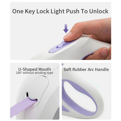 Lighted Retractable Leash